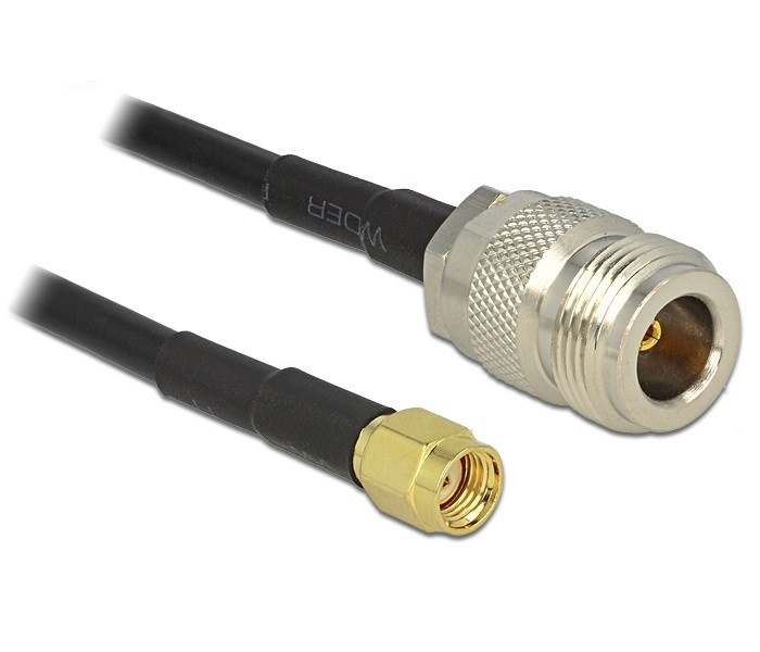 Delock - RP-SMA Stecker - N Buchse LMR195 3 m