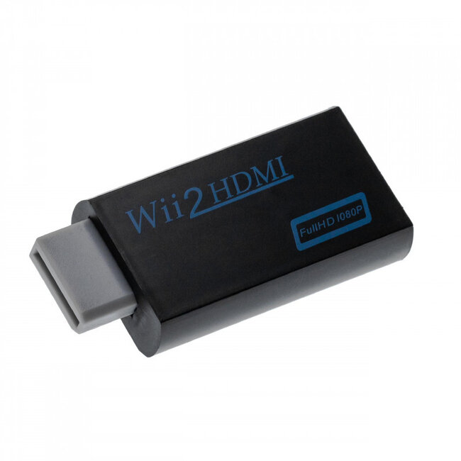HDMI adapter geschikt voor Nintendo Wii / zwart