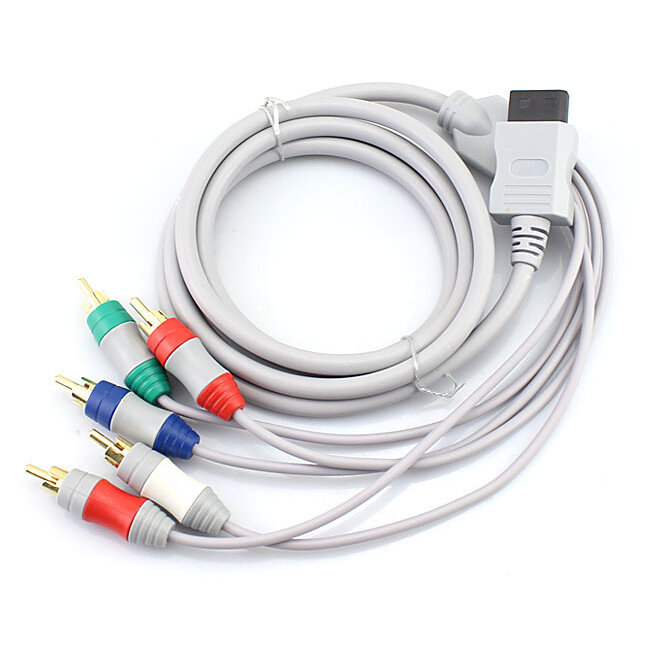 Component AV kabel geschikt voor Nintendo Wii / grijs - 1,8 meter