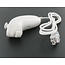 Nunchuk geschikt voor Nintendo Wii, Wii Mini en Wii U / wit - 0,90 meter