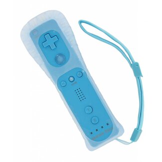 Dolphix Wii Motion Plus Controller geschikt voor Nintendo Wii, Wii Mini en Wii U / lichtblauw