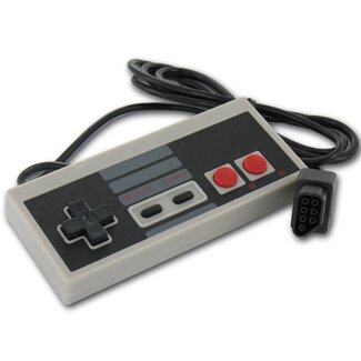 Dolphix Nintendo (NES) controller (PAL) / grijs/zwart - 1,35 meter