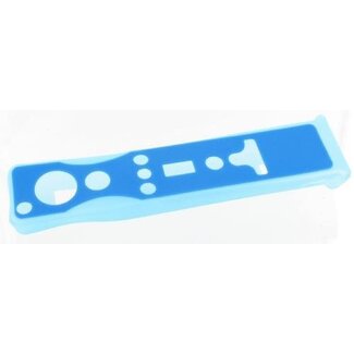 Dolphix Controller skin voor Nintendo Wii Remote controllers met/zonder MotionPlus / blauw