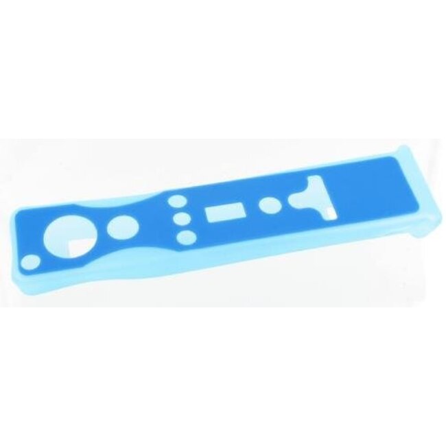 Controller skin voor Nintendo Wii Remote controllers met/zonder MotionPlus / blauw