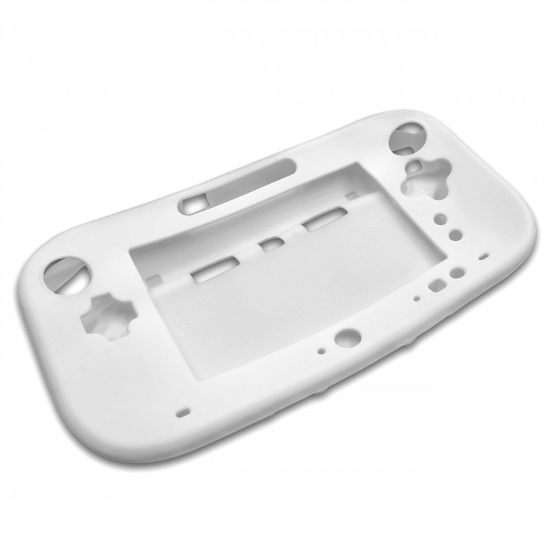 Premium controller skin voor Nintendo Wii U GamePad controller / wit | VHBW