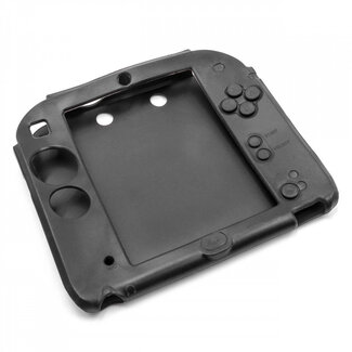 VHBW Siliconen beschermcover voor Nintendo 2DS / zwart
