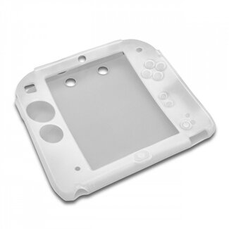 VHBW Siliconen beschermcover voor Nintendo 2DS / wit