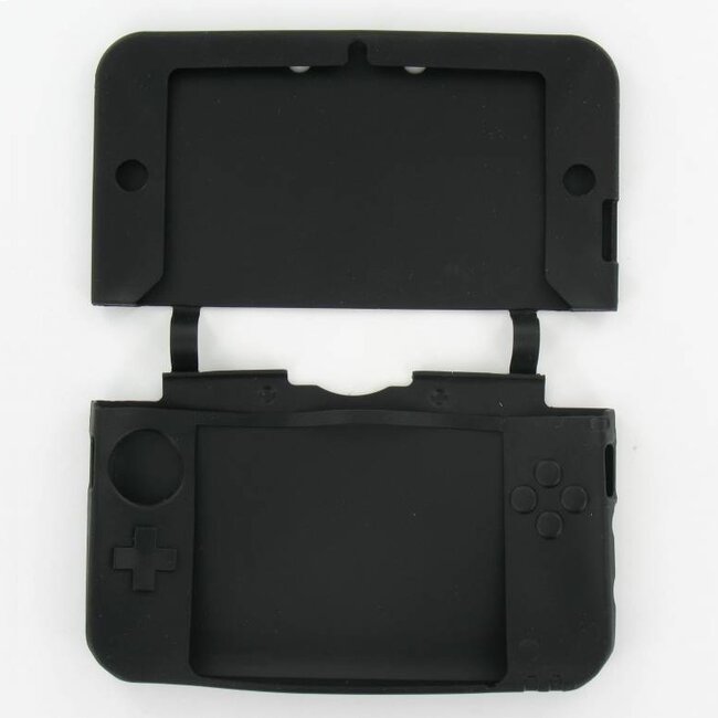 Siliconen beschermcover voor Nintendo 3DS XL / zwart