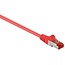 S/FTP CAT6 Gigabit netwerkkabel / rood - LSZH - 0,25 meter