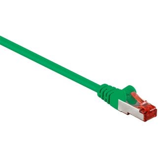 Goobay S/FTP CAT6 Gigabit netwerkkabel / groen - LSZH - 0,50 meter