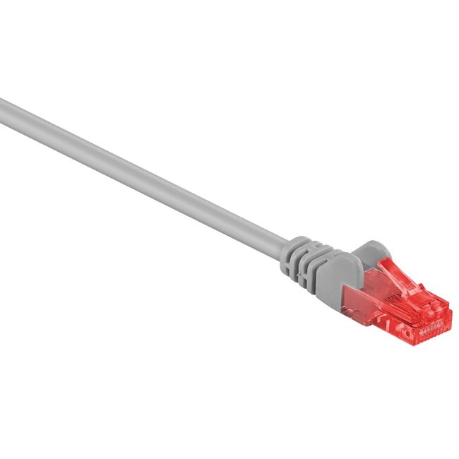 U/UTP CAT6 Gigabit netwerkkabel / grijs - PVC - 1 meter