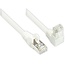 S/FTP CAT6 Gigabit netwerkkabel haaks/recht / wit - 0,25 meter