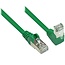 S/FTP CAT6 Gigabit netwerkkabel haaks/recht / groen - 7,5 meter
