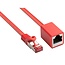 S/FTP CAT6 Gigabit netwerk verlengkabel / rood - 2 meter