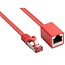 S/FTP CAT6 Gigabit netwerk verlengkabel / rood - 5 meter