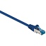 S/FTP CAT6a 10 Gigabit netwerkkabel / blauw - LSZH - 1 meter