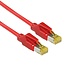 Draka UC900 premium S/FTP CAT6a 10 Gigabit netwerkkabel / rood - 3 meter