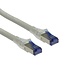 Premium S/FTP CAT6a 10 Gigabit netwerkkabel / grijs - LZSH / UL 94 V-2 - 50 meter