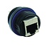 Waterproof IP67 STP CAT6 koppelstuk - industrieel / zwart