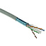 F/UTP CAT6a 10 Gigabit netwerkkabel met vaste aders - AWG24 - PVC / grijs - 305 meter