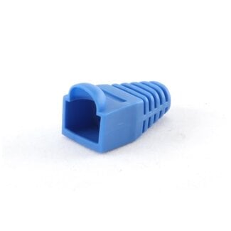 LogiLink Netwerkplug huls voor RJ45 connectoren - kabel tot 6 mm - 100 stuks / blauw