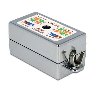 DeLOCK Premium verbindingsbox voor F/UTP / S/FTP CAT6a netwerkkabel - toolless / metaal