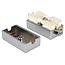 Premium verbindingsbox voor F/UTP / S/FTP CAT6a netwerkkabel - toolless / metaal