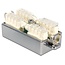 Premium verbindingsbox voor F/UTP / S/FTP CAT6a netwerkkabel - toolless / metaal