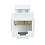 UTP CAT6 Gigabit Keystone module RJ45 - RJ45 - compact / wit