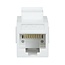 UTP CAT6 Gigabit Keystone module RJ45 - RJ45 - compact / wit