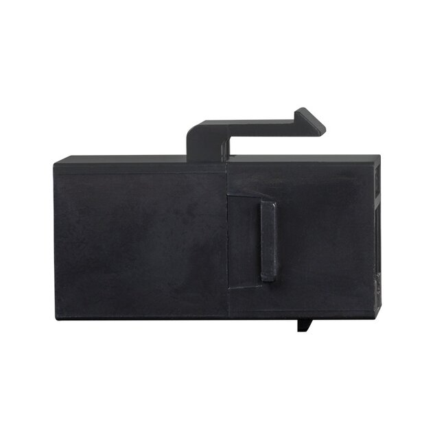 UTP CAT6 Gigabit Keystone module RJ45 - RJ45 - compact / zwart