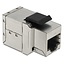 STP CAT6 Gigabit Keystone module RJ45 - RJ45 / metaal