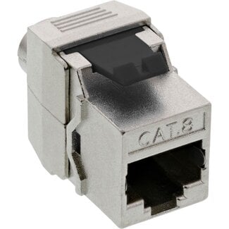 DeLOCK STP CAT8.1 Gigabit Keystone module RJ45 - LSA / gegoten zink