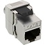 STP CAT8.1 Gigabit Keystone module RJ45 - LSA / gegoten zink