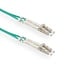 LC Duplex Optical Fiber Patch kabel - Multi Mode OM3 - turquoise / LSZH - 20 meter