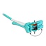 Quick release LC/UPC Duplex optical fiber uniboot kabel | OM3 | LSZH | turquoise | 3 meter