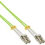 Premium LC Duplex Optical Fiber Patch kabel - Multi Mode OM5 - groen / LSZH - 0,50 meter