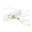 LC Duplex Optical Fiber Patch kabel - Uniboot / quick release - Multi Mode OM5 - groen / LSZH - 1 meter