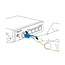 LC Duplex Optical Fiber Patch kabel - Uniboot / quick release - Single Mode OS2 - geel / LSZH - 10 meter