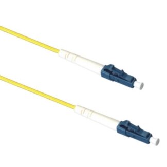 EECONN LC Simplex Optical Fiber Patch kabel - Single Mode OS1 - geel / LSZH - 0,50 meter