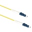 LC Simplex Optical Fiber Patch kabel - Single Mode OS1 - geel / LSZH - 15 meter