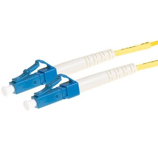 ACT LC Simplex Optical Fiber Patch kabel - Single Mode OS2 - geel / LSZH - 0,50 meter