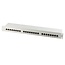 19 inch patch panel | 24x RJ45 | CAT6 | STP | 1U | grijs
