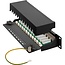 10 inch patch panel | 12x RJ45 | CAT6 | STP | 1U | zwart