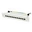 10 inch patch panel | 12x RJ45 | CAT6 | STP | 1U | grijs