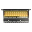 Premium CAT6 Gigabit 10'' Patch Panel 1U met 12 poorten - afgeschermd / grijs