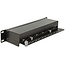 Delock 10 inch patch panel | 12x RJ45 | CAT6a | STP | 1U | zwart