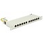 Delock 10 inch patch panel | 12x RJ45 | CAT6a | STP | 0,5U | grijs