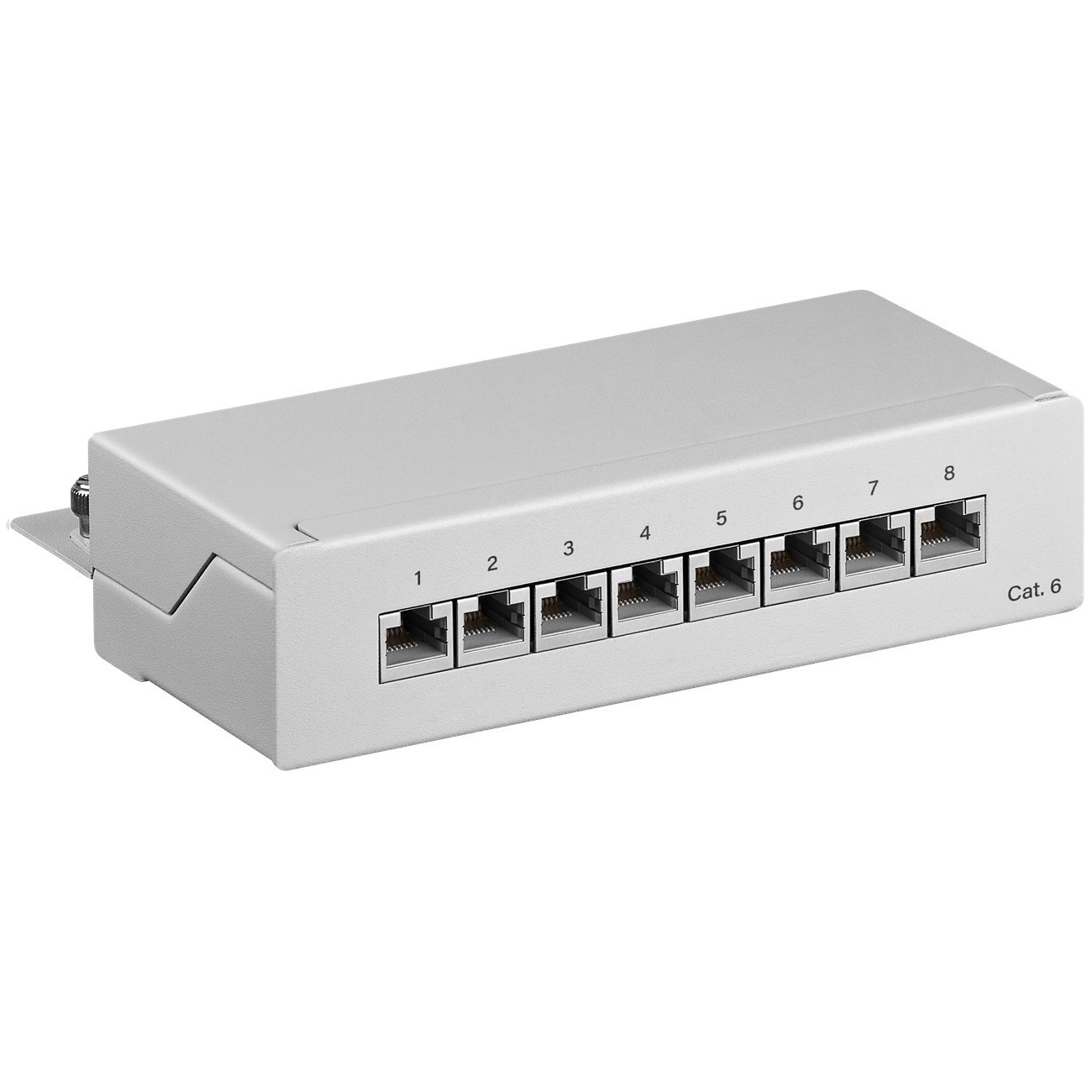UTP Cat6 Patchpanel 10''- 8 poorts
