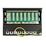 DeLOCK CAT6 Gigabit Desktop Patch Panel 1U met 8 poorten - afgeschermd / grijs